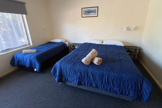 Economic Twin - queen-side bed and single bed