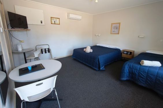 Economic Twin - queen-side bed and single bed